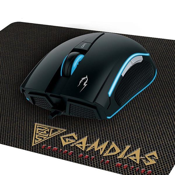 GAMDIAS Zeus E1 RGB Gaming Mouse _ Mouse Mat Combo (518EL)